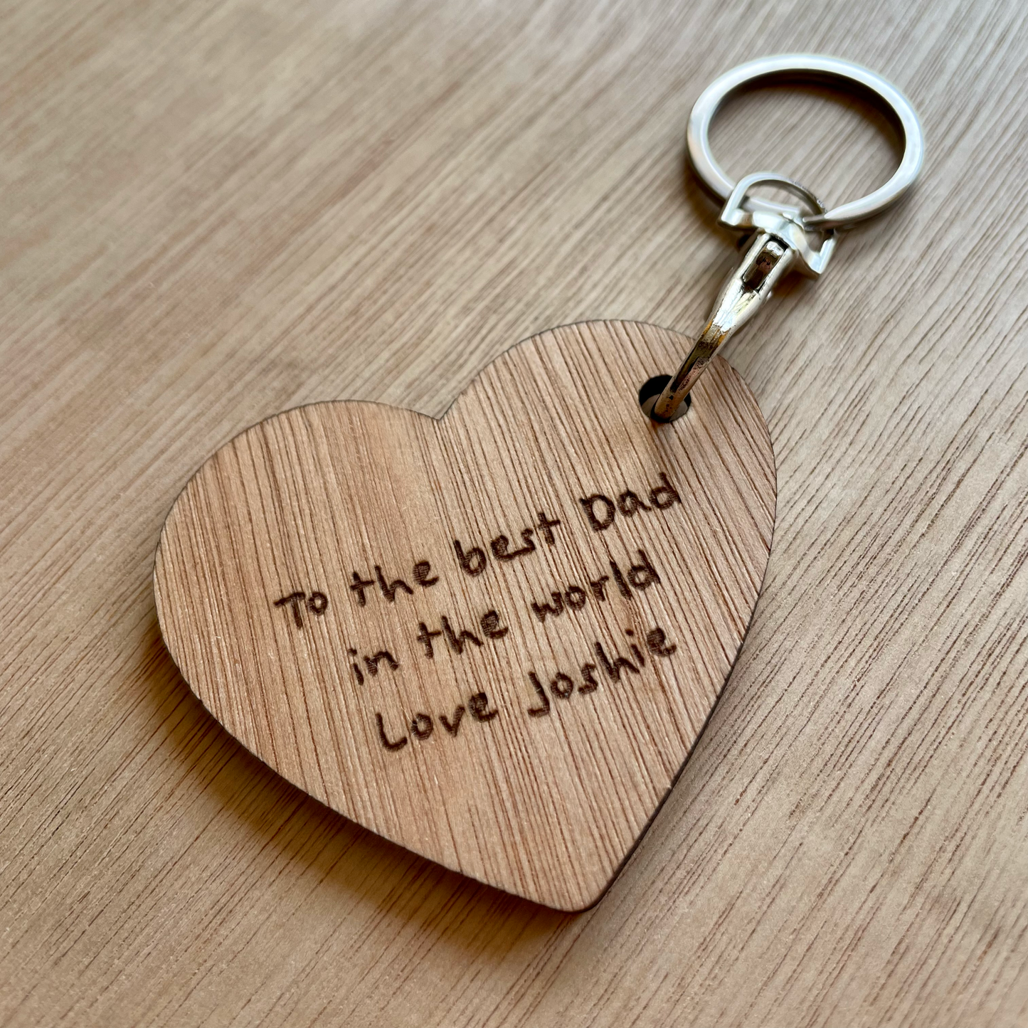 'I Heart You' Artwork Keyfob – ADD YOUR CHILD'S ARTWORK