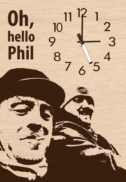 Personalised Clock – any text & image